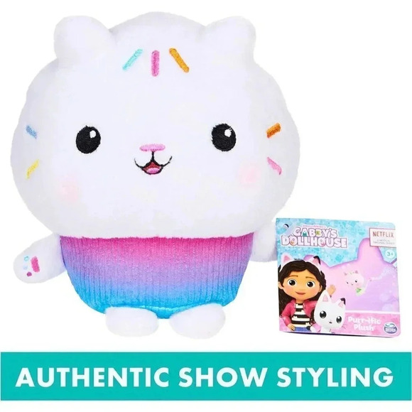 7-inch Cakey Cat Purr-ific  Plush Toy for kids - Picture 4 of 7